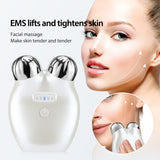 Electric Microcurrent Facial Massager Roller Anti Wrinkles Face Lift Skin Tightening Machine Face Firming Beauty Device Massager