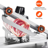 Stainless Steel Table Frozen Cutting Machine - Adjustable Thickness Meat/Fruit/Vegetable Slicer, Kitchen Accessories