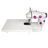 Istudio Household Mini Hand Sewing hine Manual Portable 2-Speed with Extension Table