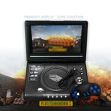 7.8inch/9.8inch 6:9 Widescreen 270° Rotatable LCD Screen Home Car TV DVD Player Portable VCD MP3 Viewer with Game Function