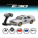 New Four-wheel Drive 1:16 Retro E30 Sports Remote Control 4WD 30km/h High Speed Drift 2.4G CVT RC Car Toy Boy