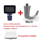 3.5 inch color Touch screen Anesthesia Digital Video Laryngoscope 6 sizes Reusable Stainless Steel Blades Optional laryngscope
