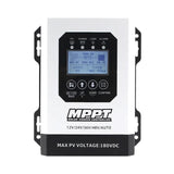 12V-48V Max. 180VDC MPPT Solar Charge Controller 30A/40A/50A/60A Panel Battery Regulator LCD USB for Lifepo4 Lead Acid Lithium
