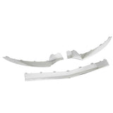 3pcs Gloss Chrome Front Bumper Lower Trim Replacement for Mercedes‑Benz E‑Class C207 Coupe AMG Line Facelift 2014 2015 2016 2017