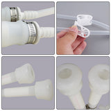 Pasture Breeding Equipments Bucket Automatic Electric Pulsating Milker for Farm Cows Goats Sheep Vacuum Pump 5L Milking Machine
