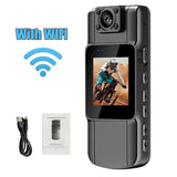 4K 1080P HD Wifi Mini Handheld Back Clip Law Enforcement IR Night Vision Smart Portable Camera Car Recorder