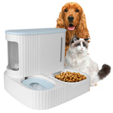 Dog Automatic Feeder With Dry Food Storage Cat Drinking Water Bowl Pet Feeding Machine Pet Supplies Cat Food Bowl 3L