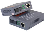 1 Pair HTB-3100AB 20KM AB 10/100Mbps Optical Media Converter Mode Single Fiber SC Port A 1310nm-TX, B 1550nm-TX