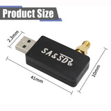 Mini Malachite SDR Receiver, Rnalyzer, Wideband Spectrum Analyzer 25Mhz-1896Mhz RTLSDR Software Defined Radio, Durable