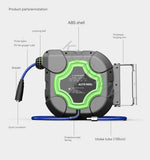 Automotive Irrigation Tube Drum Automatic Retractable Reel Dedicated Car Repair Air Hose Collector Pipe