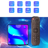 X88 PRO10 Android 10.0 Smart TV BOX 4GB RAM 128GB ROM Amlogic RK3318 Quad Core 2.4G/5G Wifi BT4.0 4K Media player Set Top Box