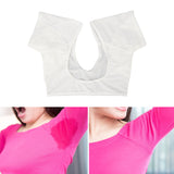 Underarm Vest Breathable Soft Quick Drying Armpit Sweat Pads Shirt for Women Girls Ladies White Polyester Ammonia