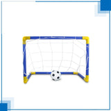DIY Soccer Net Mini Outdoor Indoor Gate Goal Sports Football Frame Toy Kids Size Practice + Ice Hockey Set