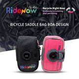 RIDENOW Recycled-materials Tail Mountain Road Bike Baceat Saddle Bag Quick Detachable Waterproof Cycg Storage