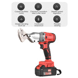 21V Brushless Mini Cordless Tin Snips Scissor Electric Metal Sheet Shear Cutter Scissors Stepless Speed Regulation Tool
