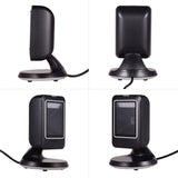 MP6300Y Barcode Scanner - 1D/2D/QR Omnidirectional, USB Wired, CMOS Image, Hand-Free for Supermarket, Boutique, Retail.