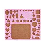 4 Pieces Of Universal DIY Paper Craft Set With Quilling Template Tweezers Needle + Slotted Roller