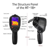 HT-18 Plus Camera for Water Pipe Leak PCB Test 256*192 Handheld Thermal Imaging Cameras Hti