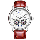 GUANQIN Brand Mechanical Luxury watch for men Tourbillon Waterproof Automatic Men's watches Sapphire mirror Power reserve Watch