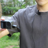 Lavalier Clip-on Type-C Connector Plug & Play Compatible with Insta360 ONE R/RS/X2/RS Microphone