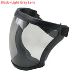 Security Protection Transparent Full Face Shield Safety Glasses Protective Cover Windproof Anti-Fog Eye Protection Face Mask
