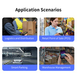 Wholesale pda inventory mobile terminal android 11.0 red IP68 handheld PDAs for warehouse