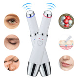Electric Massager with Heat Vibration LED Photon Therapy Device Remove Dark Circle Wrinkle Removal Beauty Lift Eye Care