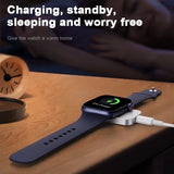 VIKEFON Portable Wireless Apple Watch Magnetic USB Charger For IWatch Series 9 8 7 SE 6 5 4 Fast Charging Station
