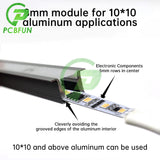 1/5/10Pcs DC12V LED Strip with no darkareas three color manual scanning wardrobe light infrared induction switch module