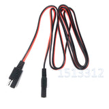 2PCS 200CM 6 Feet 18 Gauge 18AWG to Extension Cable Quick Disconnect Wire Harness SAE Connector 200cm