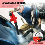 Cordless Leaf Brushless Electric Air Blower 6-Speed Up to 180MPH Vacuum Cleaner for Milwaukee 18V Battery (No Battery)