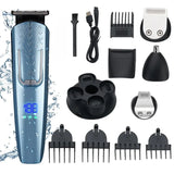 RESUXI NK-969 Professional 5 in Trimmer for Barber Multi-function Men's Clipper Electric Shaver Hair Cutting hines