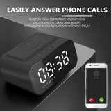 USB Fast Charger Wireless Charger Alarm Clock Bluetooth Speaker Fm Radio Desktop Clocks LED Smart Digital Clock Multifunction