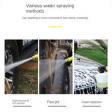3000W Portable Ultra High Pressure Car Washing Machine 220V High Power Washer Machine With Brush Water Gun Water Pump Cleaning