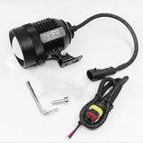 SUHU Motorcycle Telescc Adjustment Laser Barrel External Spotlight Integrated 6500K 5000LM LED Lamp Easy to Install