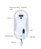 Auto Water Spray, Window Cleaning Remote Control with 3 Clean Routes Automatic Cleaner Robot