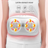 Abdominal massager Knead abdomen instrument Electric Vibration Fiess Massage tool physiotherapy heating Burning fat slimming