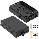 DaierTek 10 Car Relay 12V Box 15 Way Blade Fuse Holder For Automotive Marine With Termianls