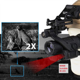 Tactical PVS-14 Night Vision Scope Monocular IR Digital Night Vision Camera with J arm w Pacatinny Rail Outdoor Hunting Patrol