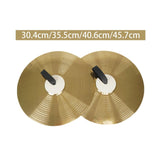 Crash Cymbal Sturdy Student Cymbals Practical Multifunction for Concert Stage Performance Music Festivals Men Women Starters