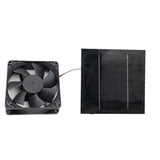 20W 12V Exhaust Air Extractor Mini Ventilator Solar Panel Powered Fan for Dog Chicken House Greenhouse