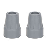 22mm Tip 2pcs Pad Prevent Slip Shock Absorbing Heavy Duty Replacement Crutch Tips Rubber Cane Accessories