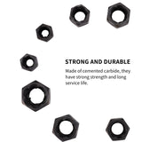 10-Piece Damage Bolt Extractor Hexagon Nut Removal Tool Set High Durable Install Easy To Use