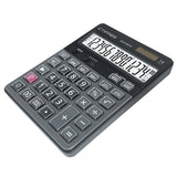 Desktop 14 Digit Large Solar Power LCD Display Big Button Calculator 112 Steps Check and Correct Function for Office