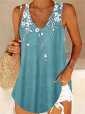 Fashion Pullover Sleeveless Printed Vest