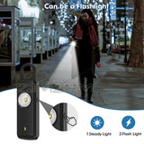 Self Defense Alarm LED Flashlight Keychain130dB Girl Women Security Protect Alert Wolf Personal Safety Outdoor Emergency