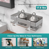 Without Drilling Basket Shower Shelf Stainless Steel Bathroom With Hook Is Removable