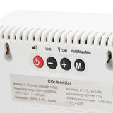 Carbon Dioxide Detector Air Quality Monitor High Accuracy for Hotel for Bedroom
