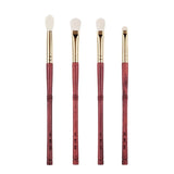 4pcs Rosewood eye brushes set high grade natural animal hair