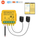 Tuya Wifi 2CH Power Meter Monitor Automation Notifications Smart Life Remote Control